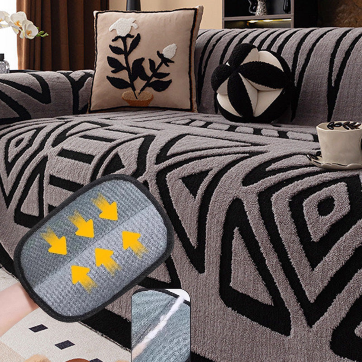 📢📢50% OFF !!⏰⏰Soft Plush Non-Slip Couch Cover