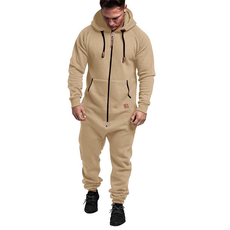 đNew Arrivals 50% OFFđ„Hooded Fleece Solid Color Jumpsuit