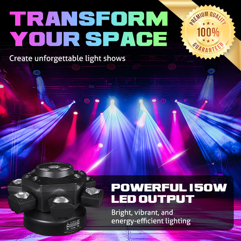 π‘β¨ Multi-Beam LED Atmosphere Light β Dynamic Color Changing, Remote Control & Easy Installation for Home/Party ππ¦