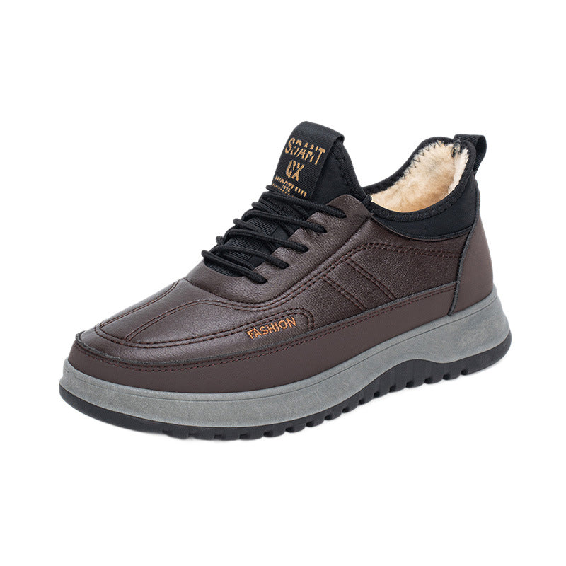 Men's Comfortable Warm Shoes: Waterproof & Slip-Resistant
