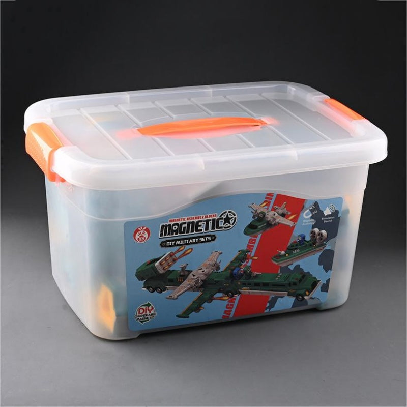 Magnetic Transformation Car & Robot Assembled Toys for Kids