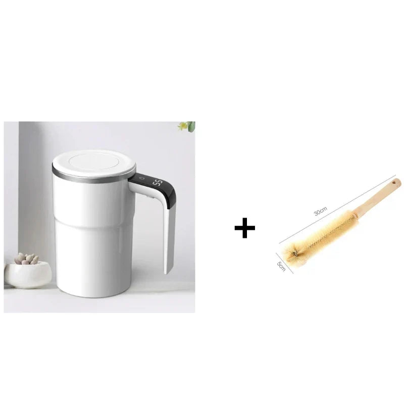 🎅Promotion-Up to 70% OFF!!☕Rechargeable Automatic Magnetic Stirring Coffee Mug Set with Digital Display