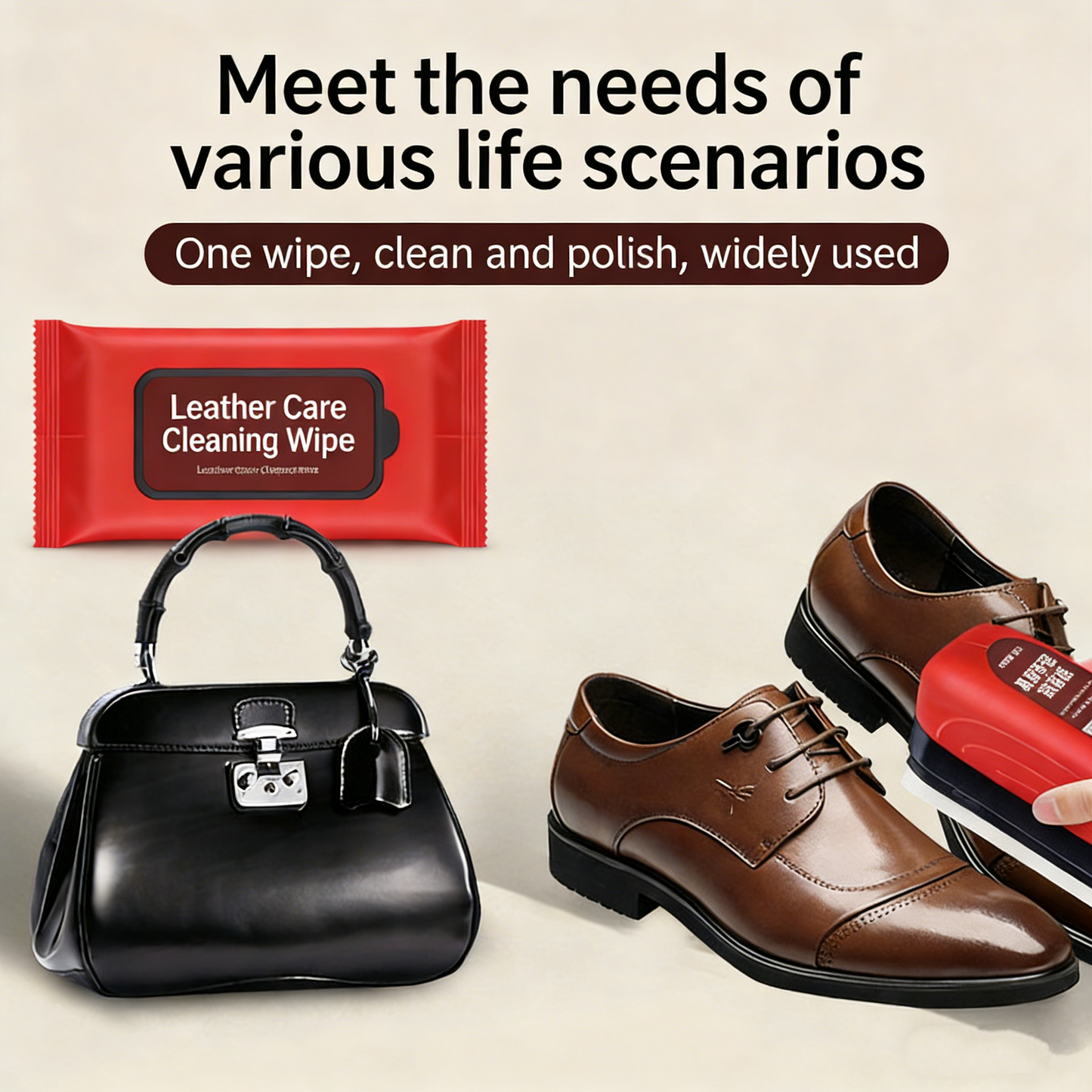 🚗 BUY 2 GET 1 FREE! ✨ Multi-use Leather Oil Care Brush  - Easily Repair Leather Scratches 🧼