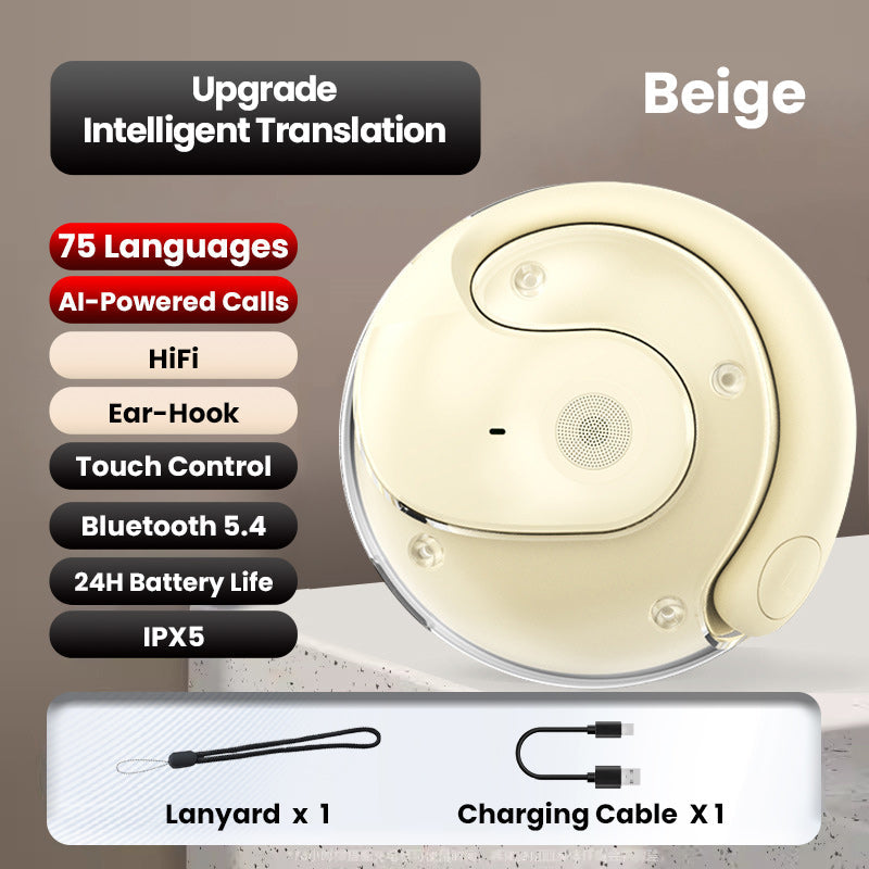 🎉HOT SALE 50% OFF🎉🎧Smart Bluetooth Translation Earbuds