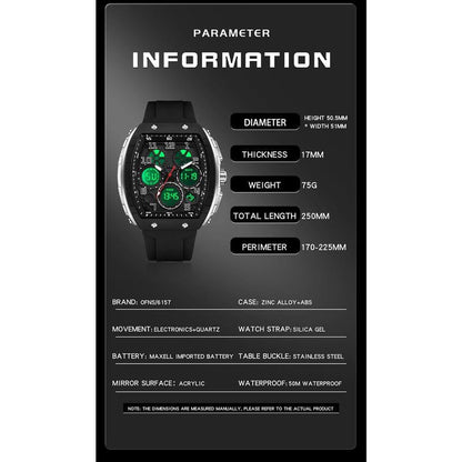📢📢 70   %  OFF  !! 🎄Men's Sporty Luminous Digital Automatic Watch