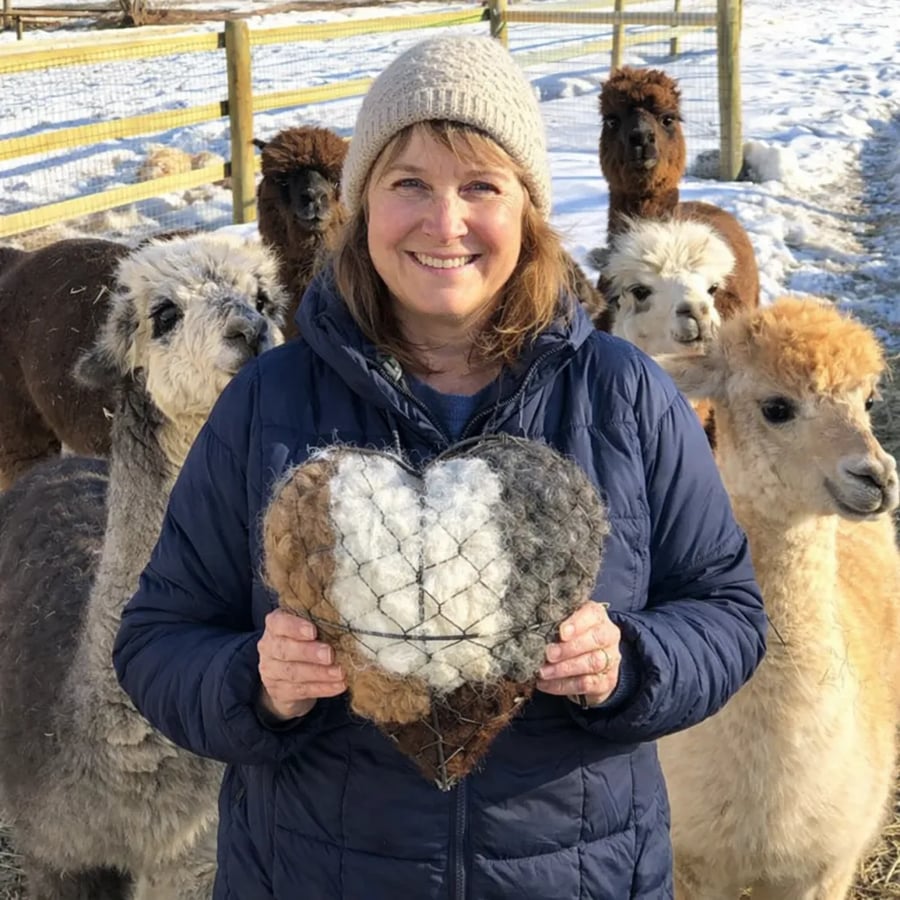 🔥LAST DAY 49% OFF - ☁ Handmade Alpaca Fiber Bird Nesting Heart 🏡 Buy 2 Free Shipping 💕