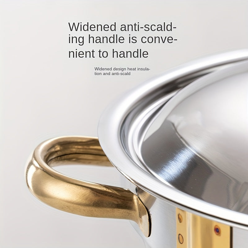 🧑‍🍳The same as in a five-star buffet restaurant🍽️Stainless Steel Chafing Dish Buffet Set 5QT with Fuel Can Rack, Gold Food Warmer for Parties