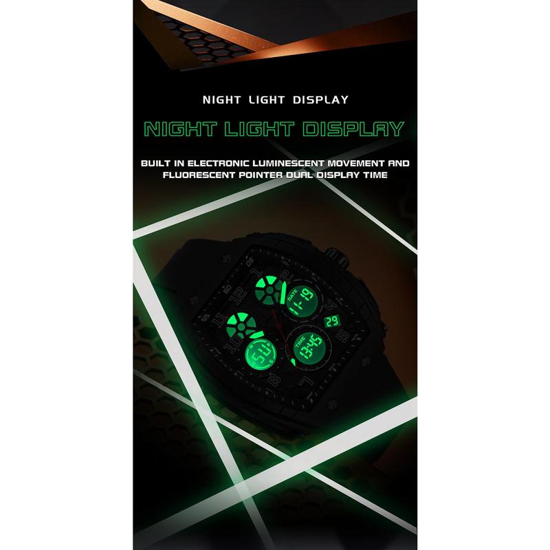 📢📢 70   %  OFF  !! 🎄Men's Sporty Luminous Digital Automatic Watch