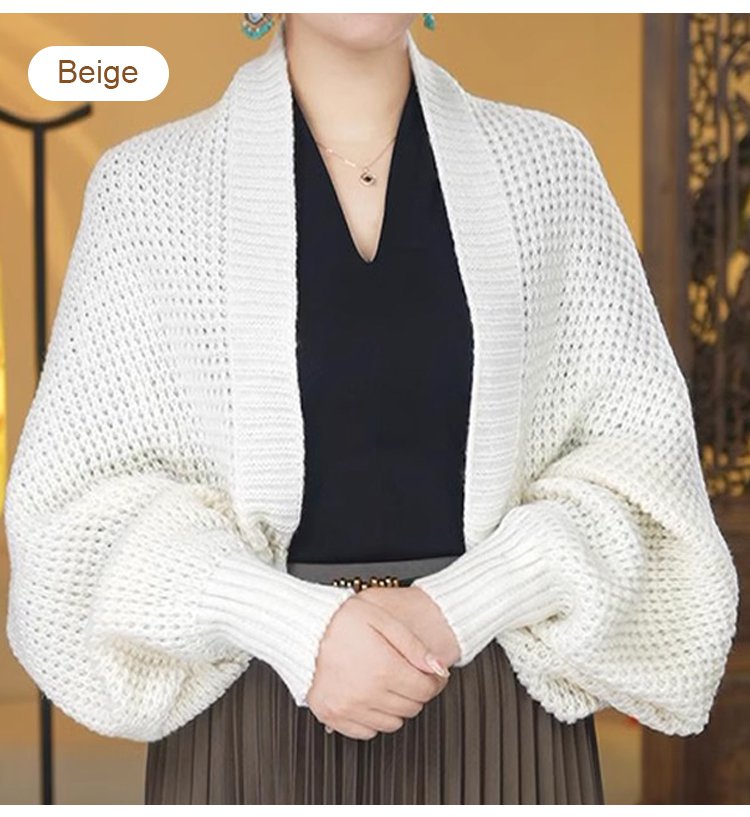 Knitted Soft Shawl Cardigan For Women