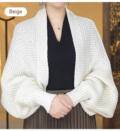 Knitted Soft Shawl Cardigan For Women