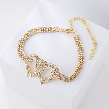 Buy 2 Get 15%💖Heart X Heart Ankle Bracelet🌟