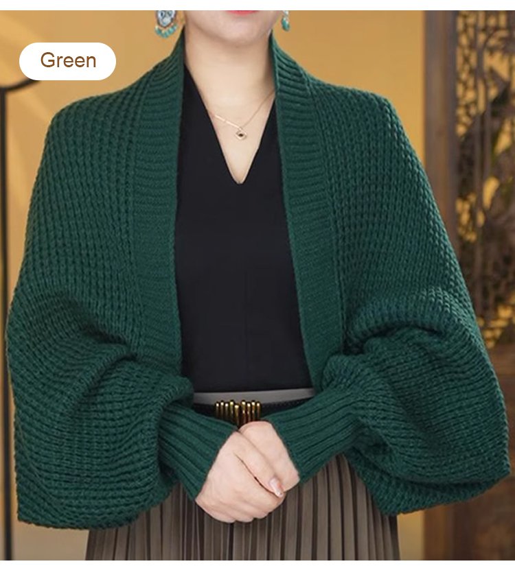 Knitted Soft Shawl Cardigan For Women