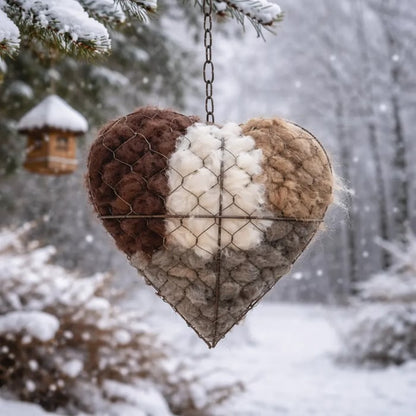 🔥LAST DAY 49% OFF - ☁ Handmade Alpaca Fiber Bird Nesting Heart 🏡 Buy 2 Free Shipping 💕