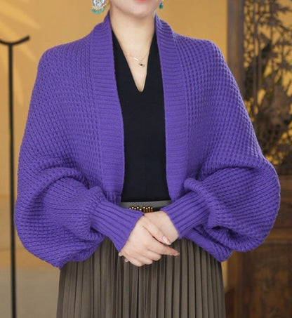 Knitted Soft Shawl Cardigan For Women