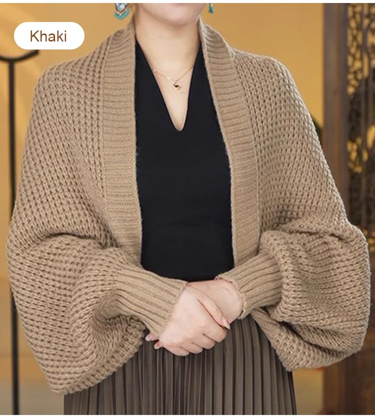 Knitted Soft Shawl Cardigan For Women