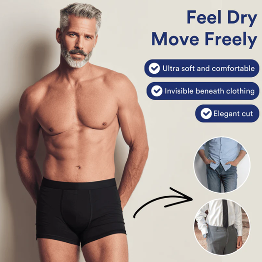 Men's Ultra-Absorbent Incontinence Boxer Briefs
