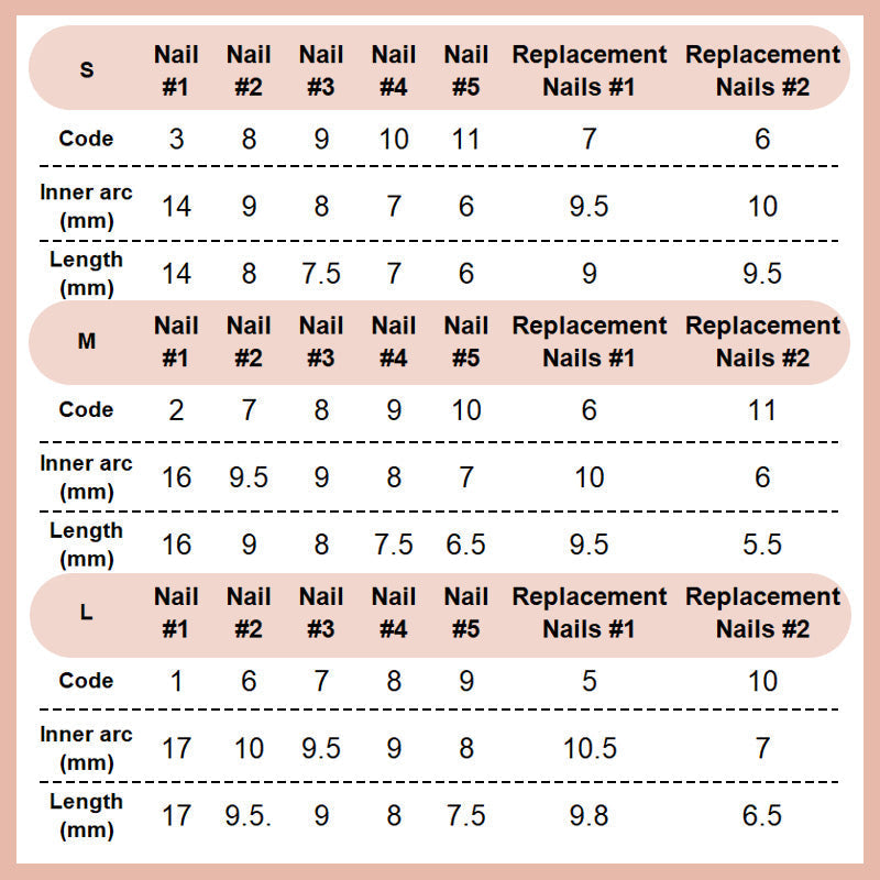 14 Sheets Square Press on Toenails