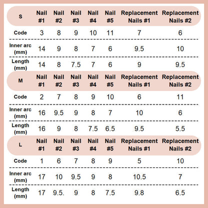 14 Sheets Square Press on Toenails