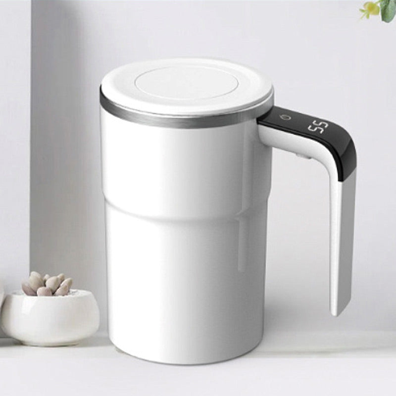 🎅Promotion-Up to 70% OFF!!☕Rechargeable Automatic Magnetic Stirring Coffee Mug Set with Digital Display