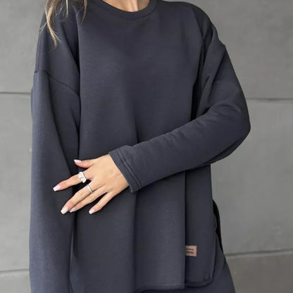 🎄Women's Casual Tracksuit Set with Oversized Trousers