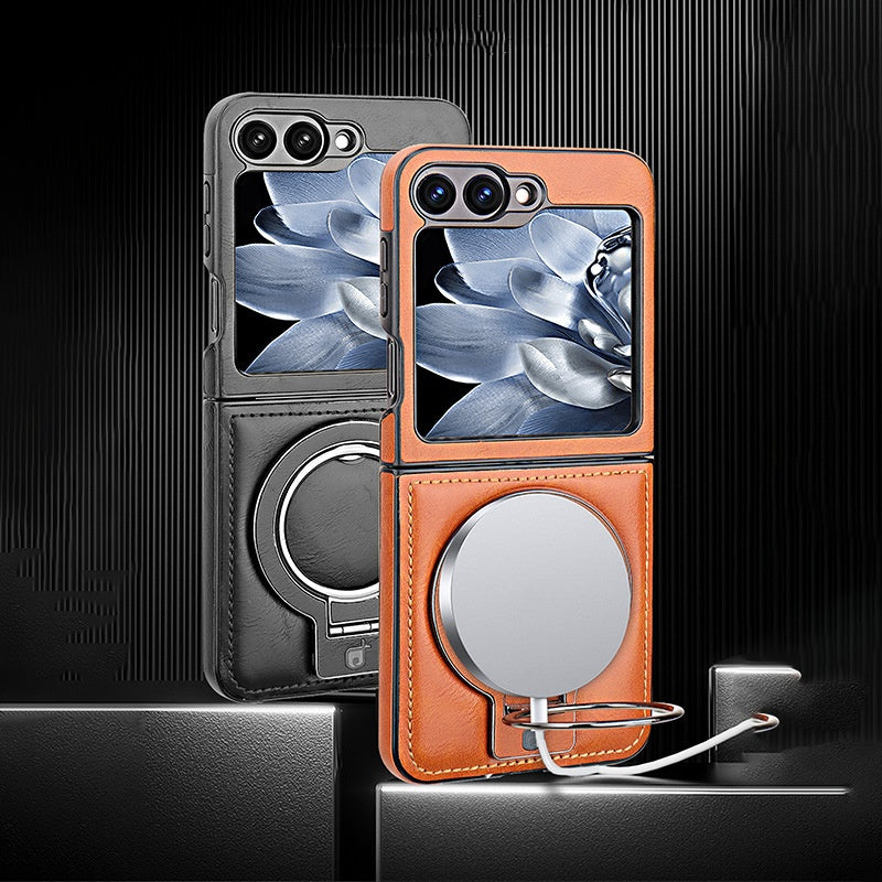 💎Quality is King💎Magnetic Phone Case with Ring Stand for Galaxy Z Flip Series