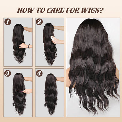 🔥Hot Sale For 50% OFF🎉Nice gift*Wig long hair Layered bangs wigs