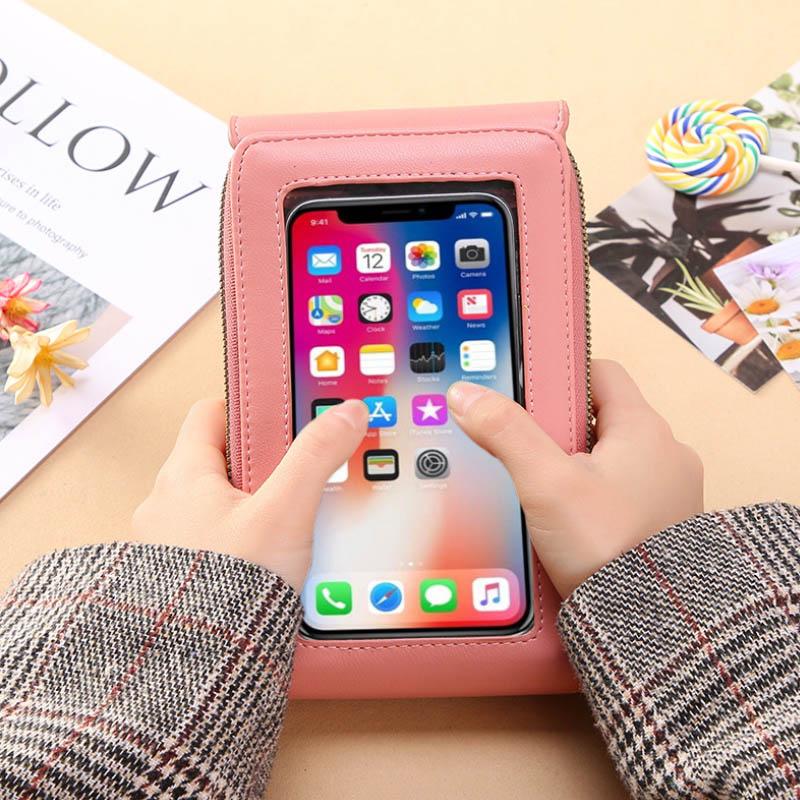 🔥Last Day Promotion：50% OFF👜 📱 Simple and elegant women's touchscreen crossbody phone wallet