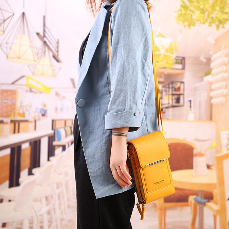 🔥Last Day Promotion：50% OFF👜 📱 Simple and elegant women's touchscreen crossbody phone wallet
