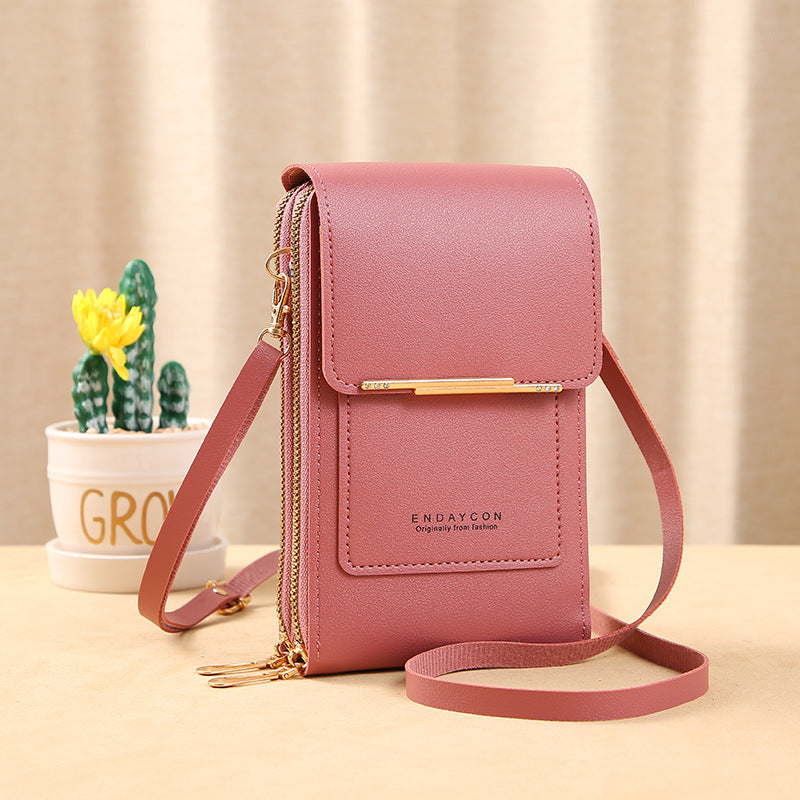 🔥Last Day Promotion：50% OFF👜 📱 Simple and elegant women's touchscreen crossbody phone wallet