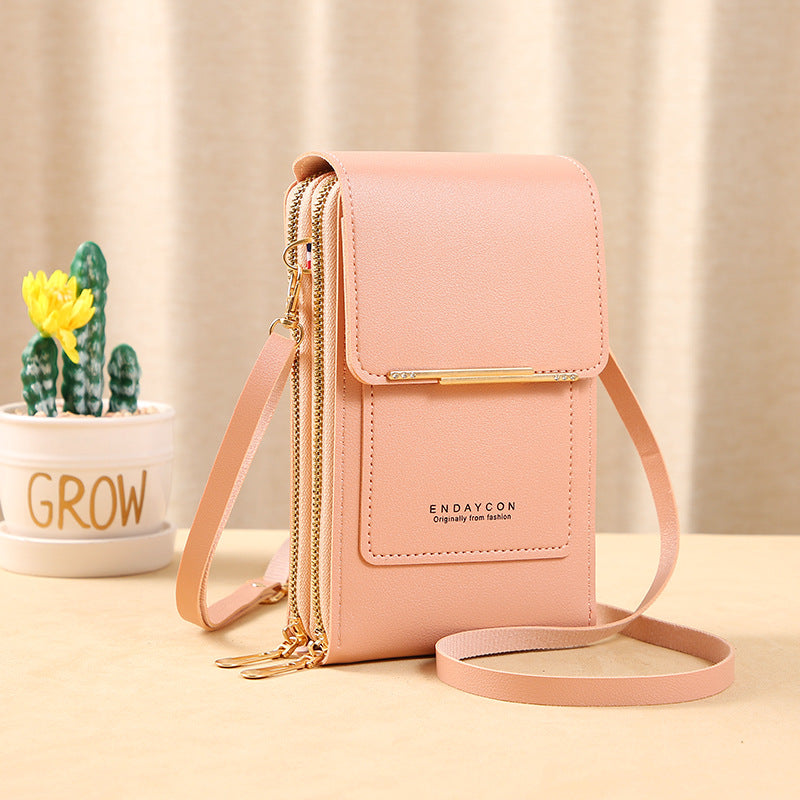 🔥Last Day Promotion：50% OFF👜 📱 Simple and elegant women's touchscreen crossbody phone wallet