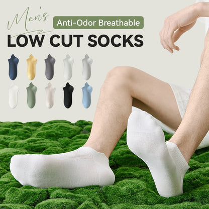 Men's Anti-Odor Breathable Low Cut Socks