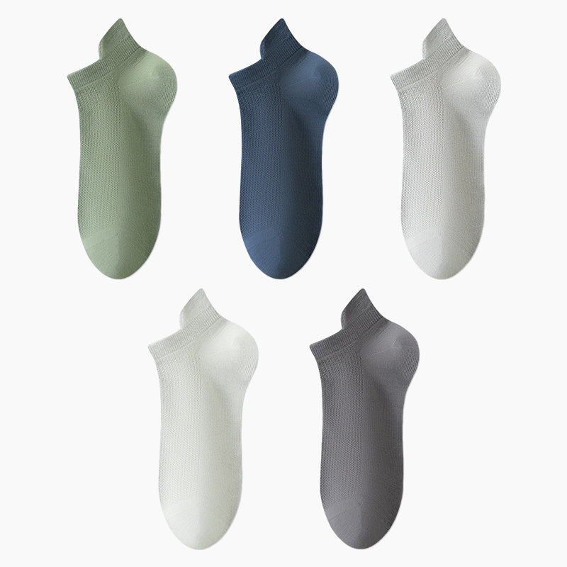 Men's Anti-Odor Breathable Low Cut Socks