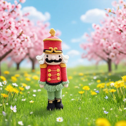Christmas Nutcracker Doll DIY Crochet Knitting Kit