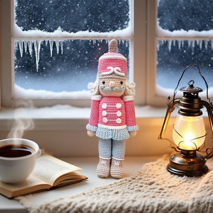 Christmas Nutcracker Doll DIY Crochet Knitting Kit