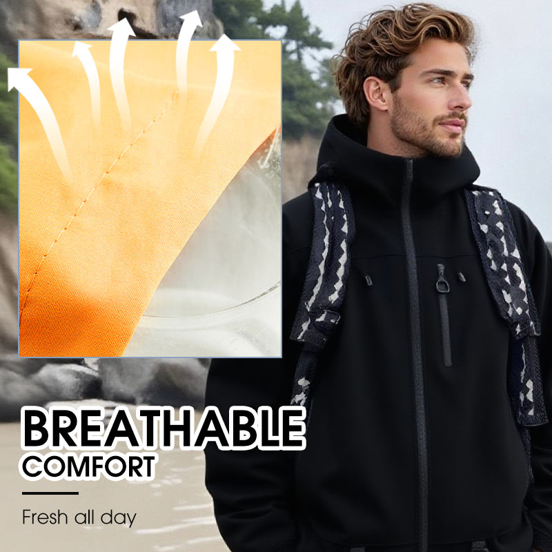 🔥Outdoor Waterproof Sports Hooded Jacket🎁