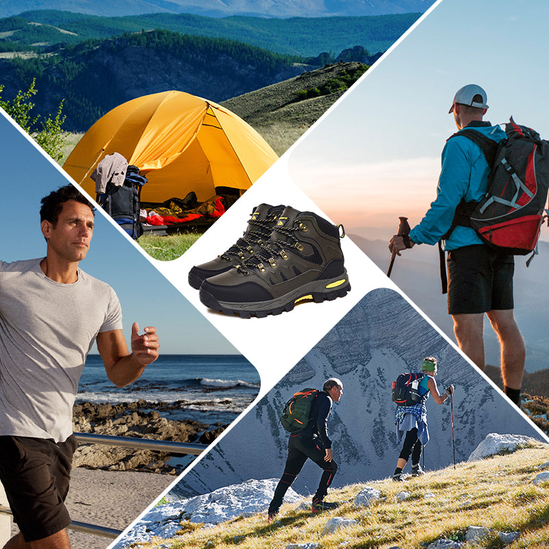 High, lightweight and non-slip hiking boots