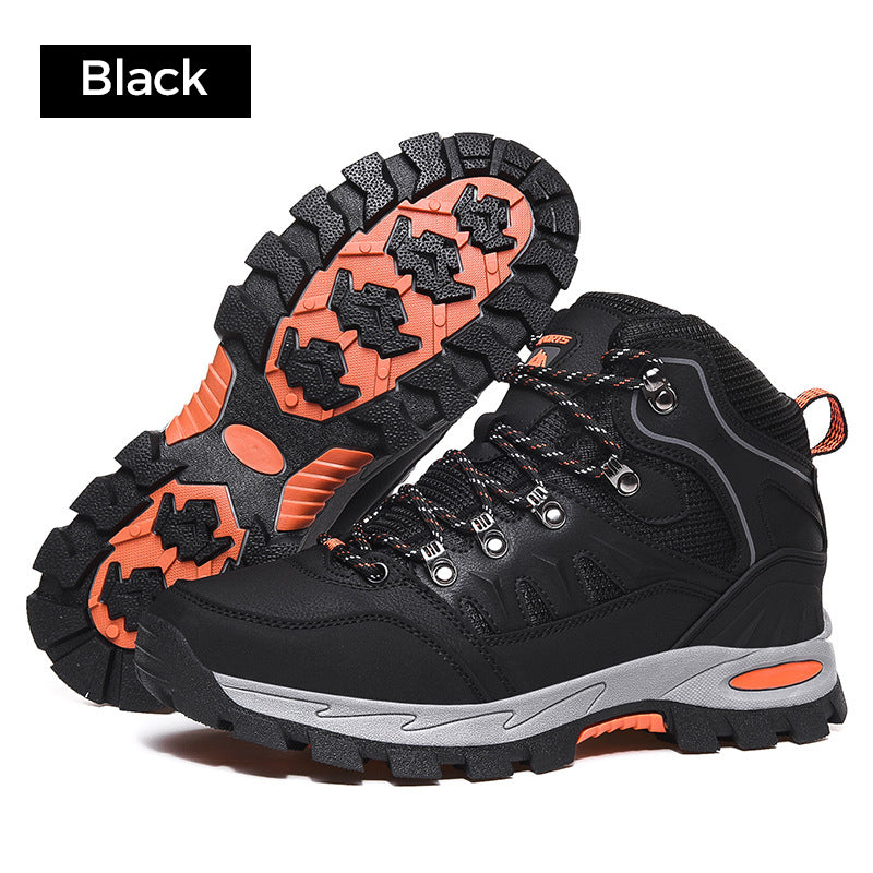 High, lightweight and non-slip hiking boots