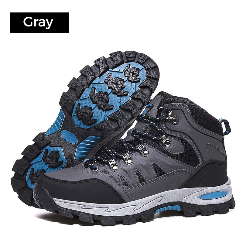 High, lightweight and non-slip hiking boots