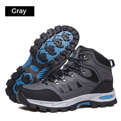 High, lightweight and non-slip hiking boots