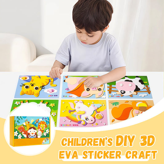 🔥HOT SALE 50% OFF-Children’s DIY 3D EVA Sticker Craft