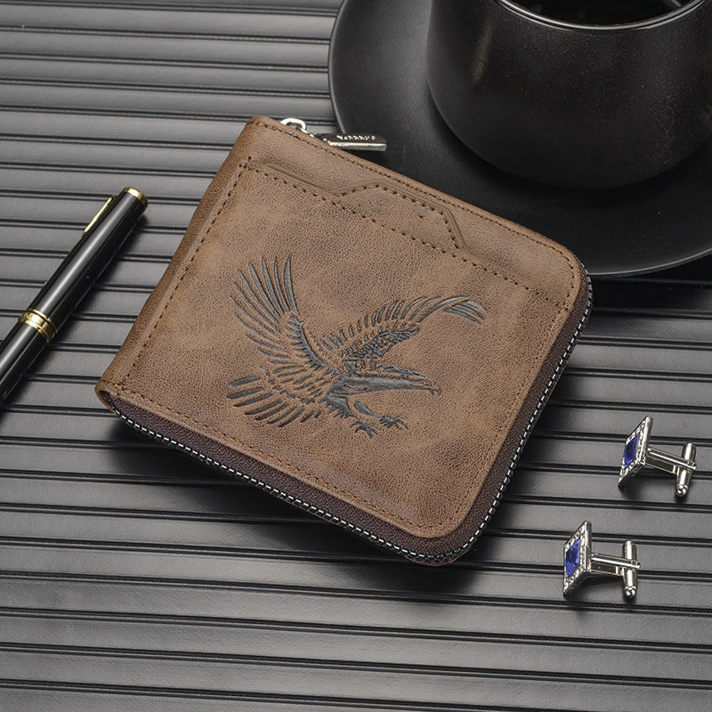 🔥Men's Eagle Embossed Wallet -🦅Luxury items for every Men!🏆