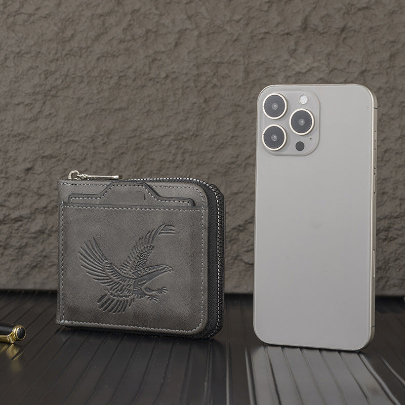 🔥Men's Eagle Embossed Wallet -🦅Luxury items for every Men!🏆