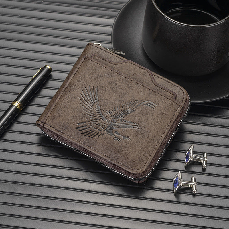 🔥Men's Eagle Embossed Wallet -🦅Luxury items for every Men!🏆