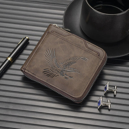 🔥Men's Eagle Embossed Wallet -🦅Luxury items for every Men!🏆