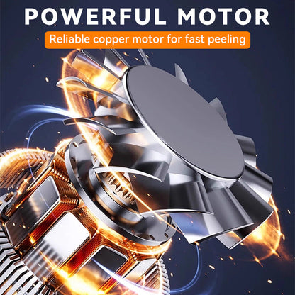 ⏰Black Friday Countdown! ⚡Transparent Electric Fruit and Vegetable Peeler🍇🧄⏳ Limited Time!