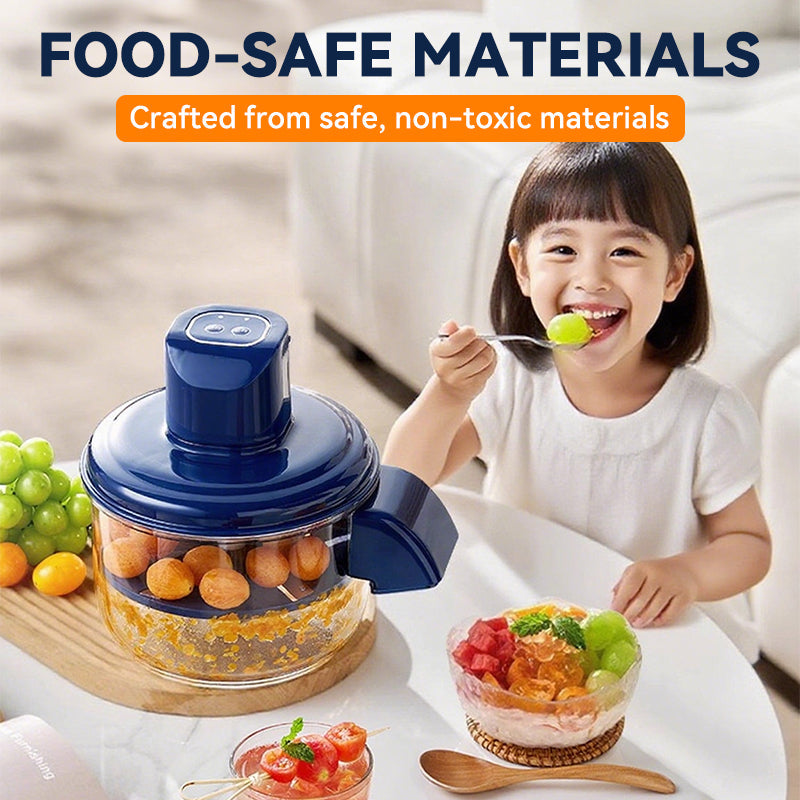 ⏰Black Friday Countdown! ⚡Transparent Electric Fruit and Vegetable Peeler🍇🧄⏳ Limited Time!