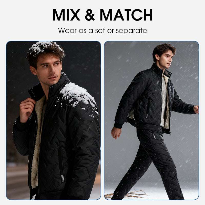🔥Men's Warmth Jacket Set -👏Jacket + Trousers!