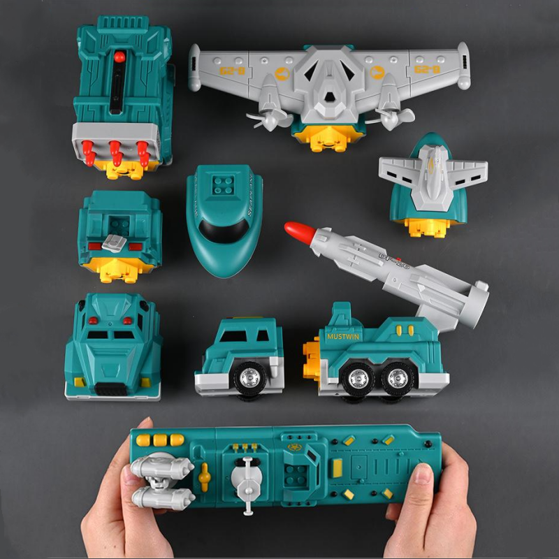 Magnetic Transformation Car & Robot Assembled Toys for Kids