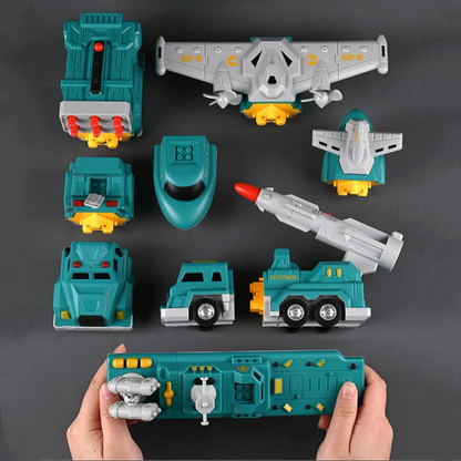 Magnetic Transformation Car & Robot Assembled Toys for Kids