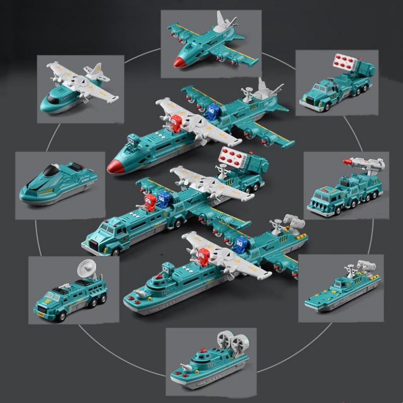 Magnetic Transformation Car & Robot Assembled Toys for Kids